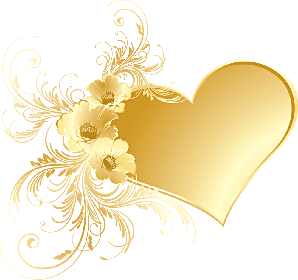 Free Golden Hearts Cliparts, Download Free Golden Hearts Cliparts png