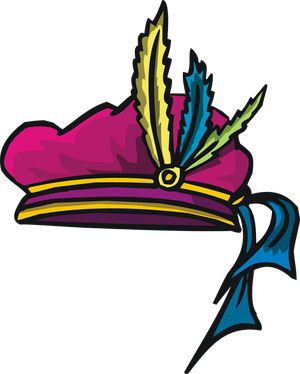 Clip Art of Many Kinds Of Hats