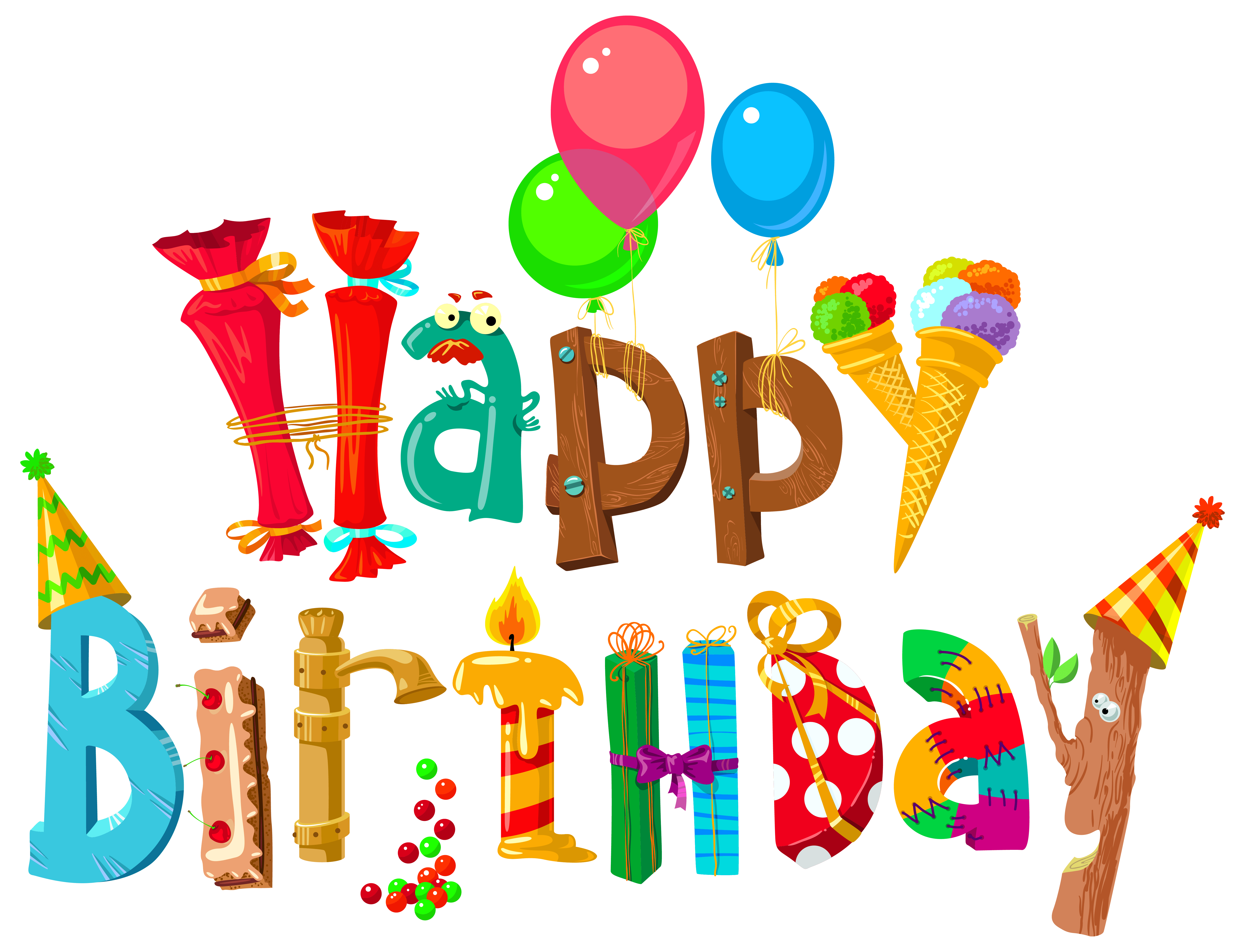 Free happy birthday clipart for women