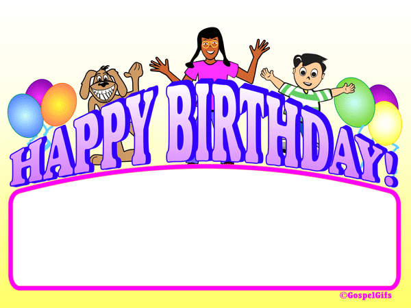 Free happy birthday clipart for women