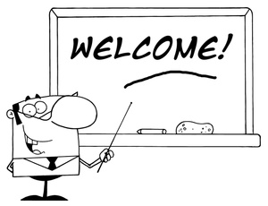 welcome cartoon clipart black and white - Clip Art Library