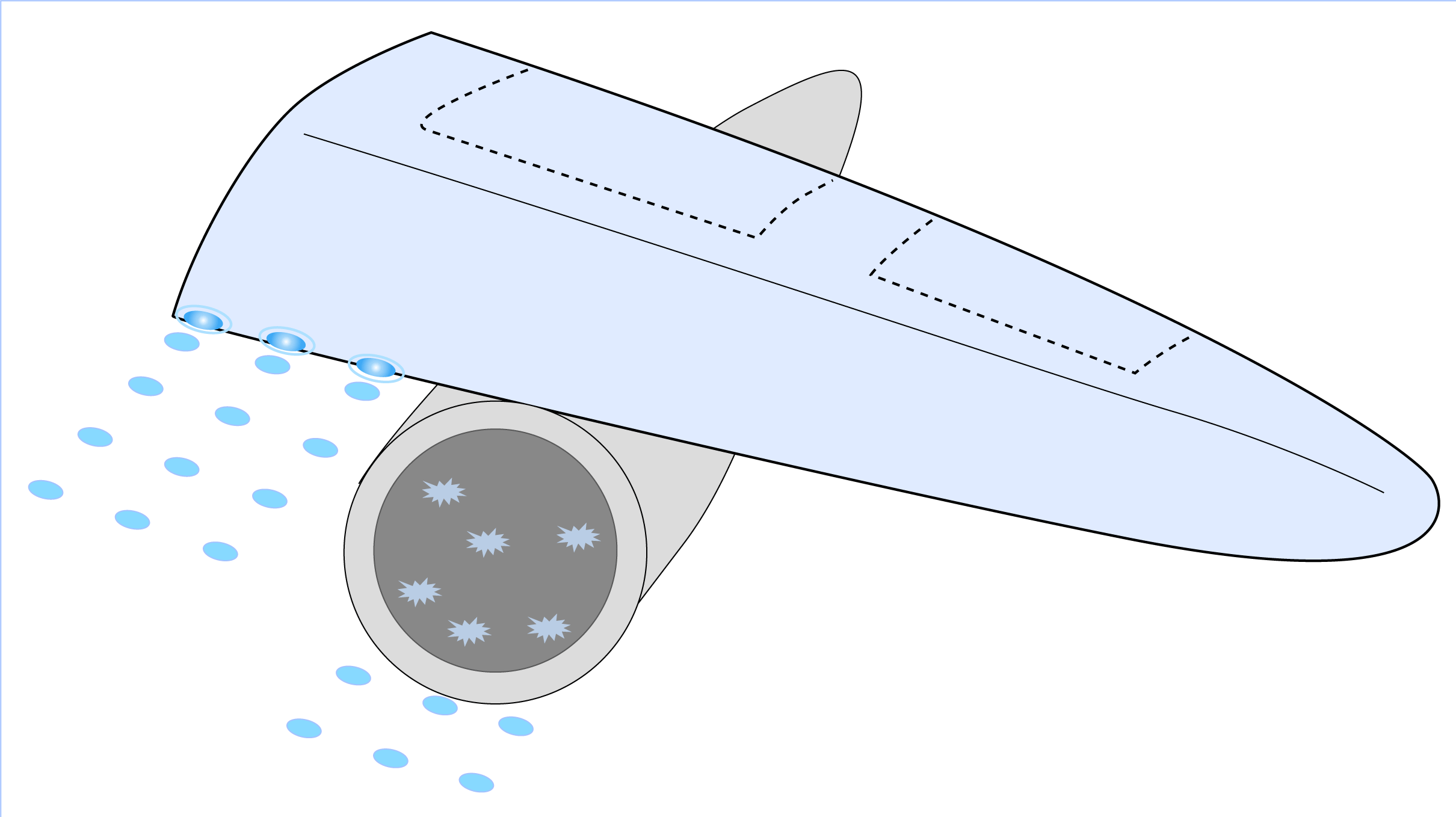 Airplane wing clipart