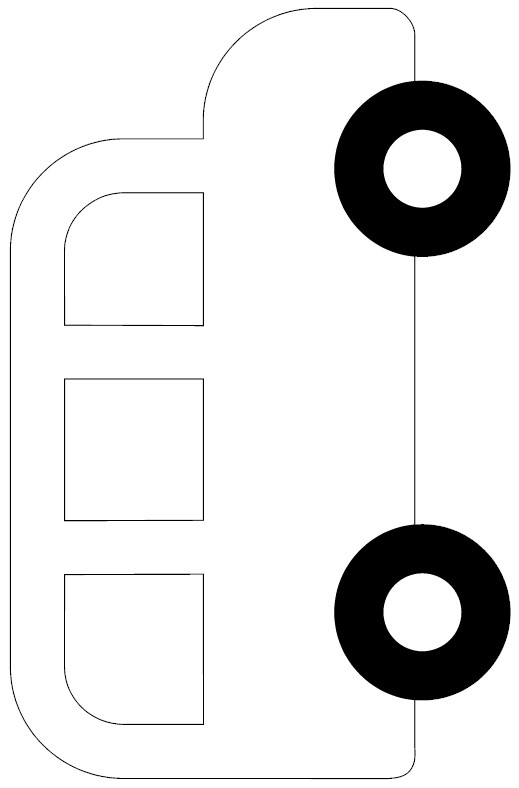 simple school bus template Clip Art Library