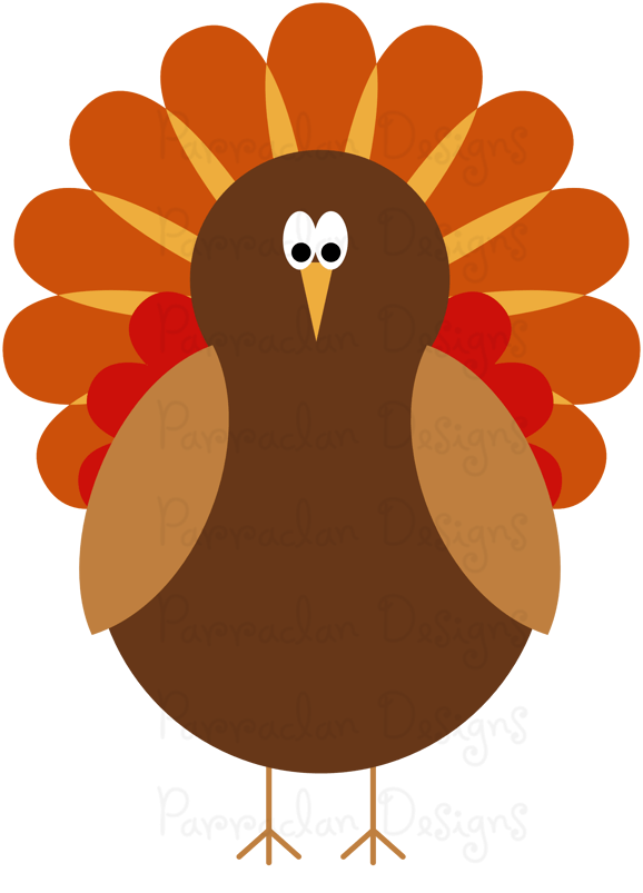 November Turkey Clipart