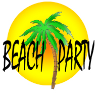Beach party clip art free