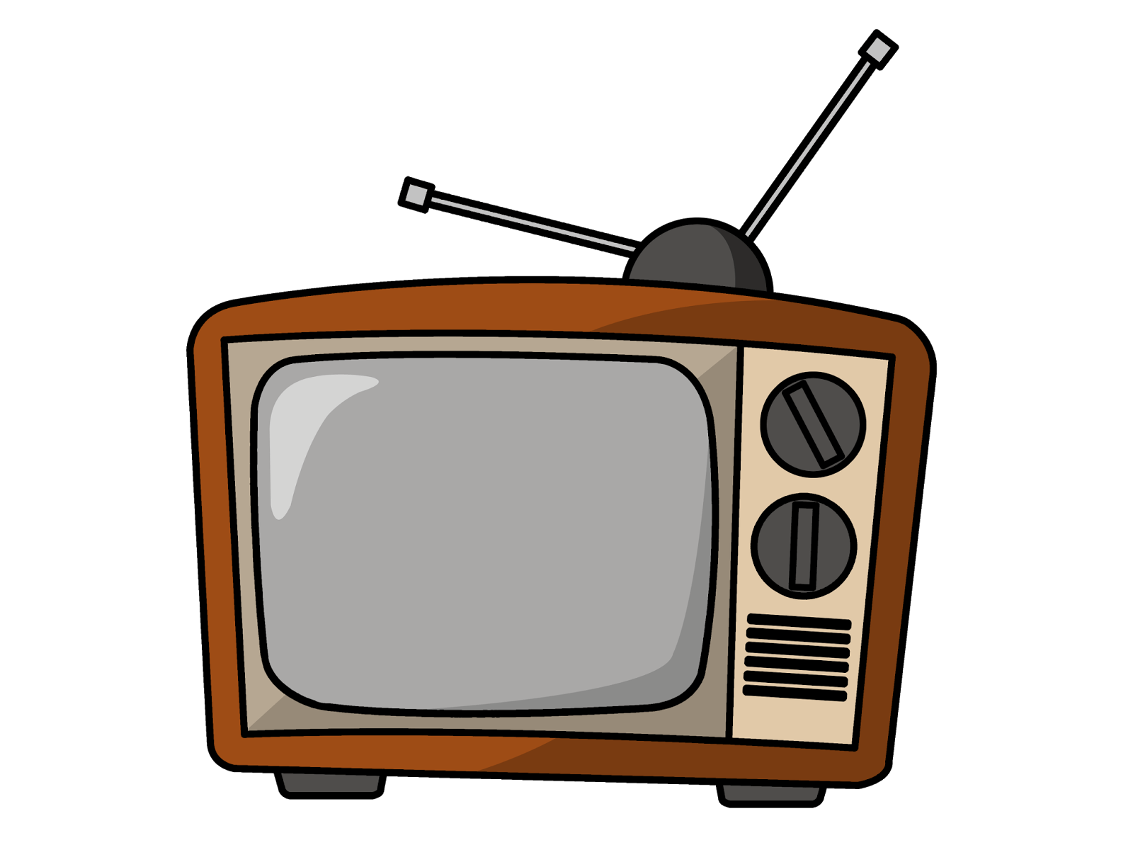 Tv clipart no background