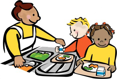 school cafeteria clipart black and white