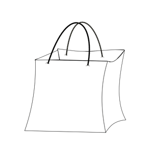 paper bag clipart black and white - Clip Art Library