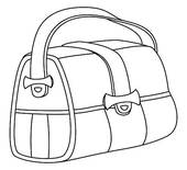 bag clipart black and white - Clip Art Library