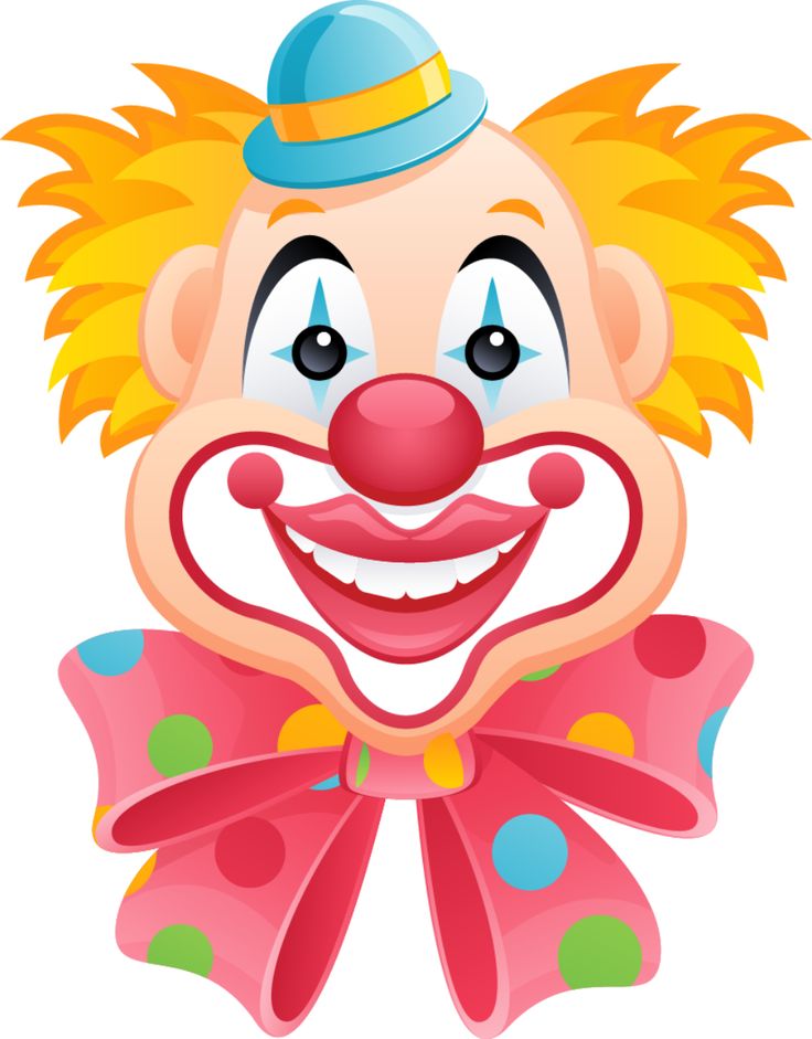 Clown face clip art