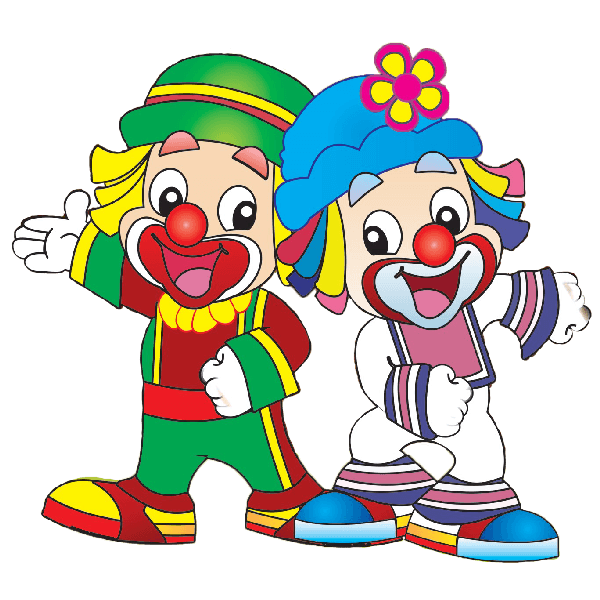 Party clown image cliparts