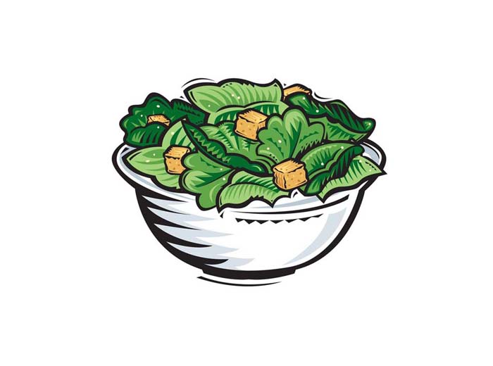 Caesar salad clipart