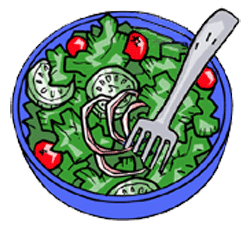 Tossed salad clipart