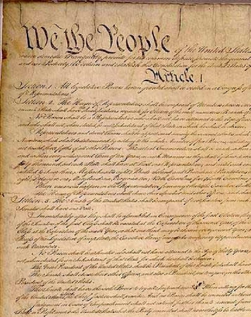 Free us constitution clipart