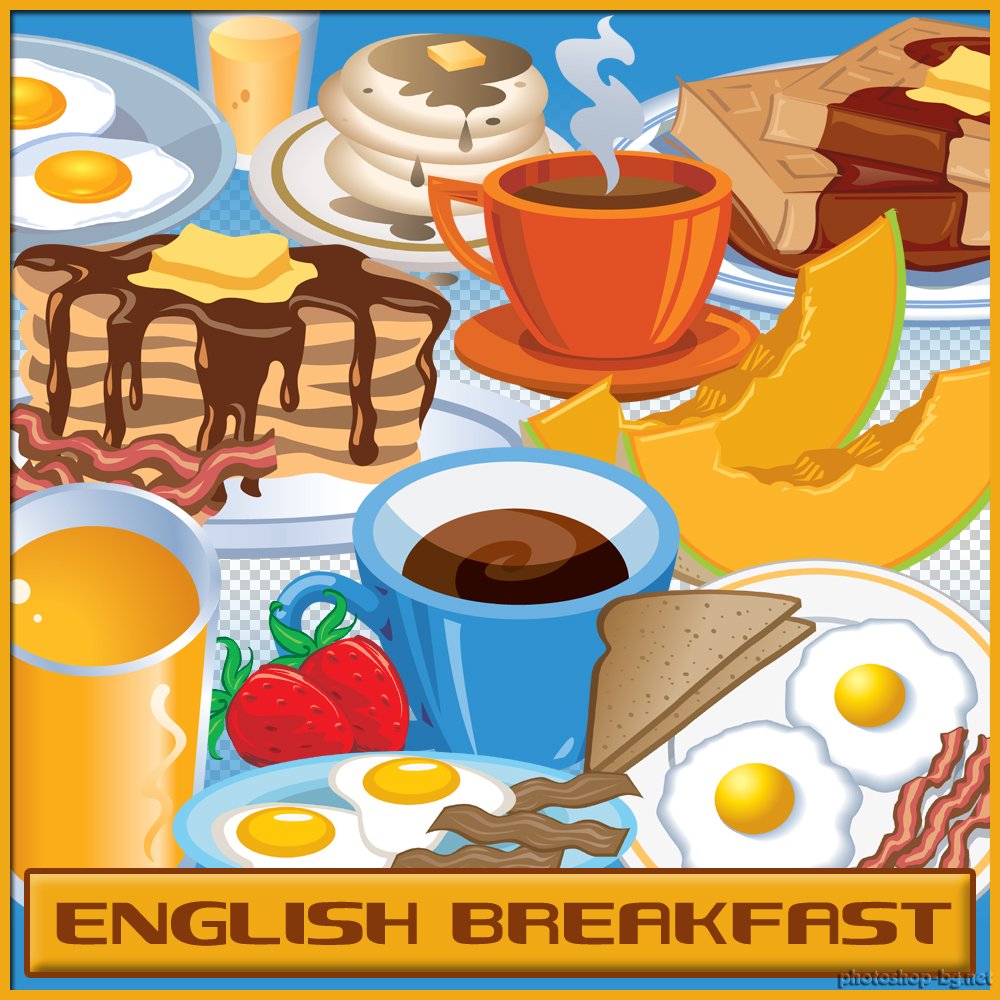 Clipart english breakfast