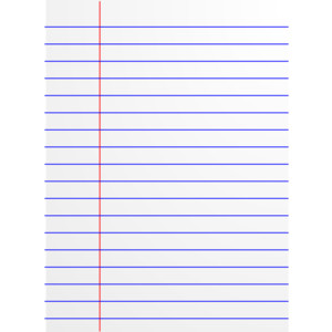 Free clip art lined paper