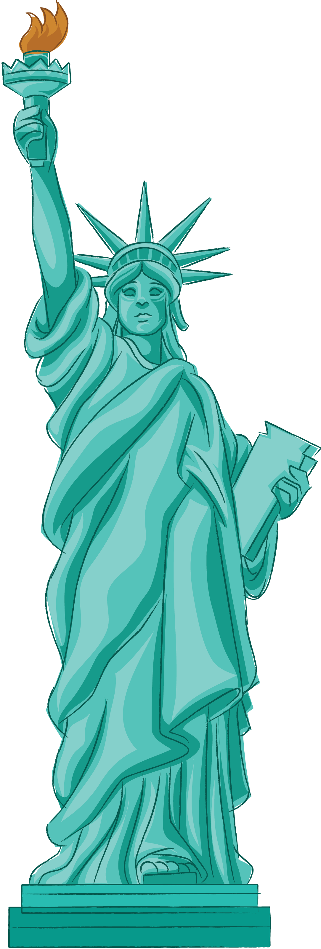 cliparts statue of liberty - Clip Art Library.