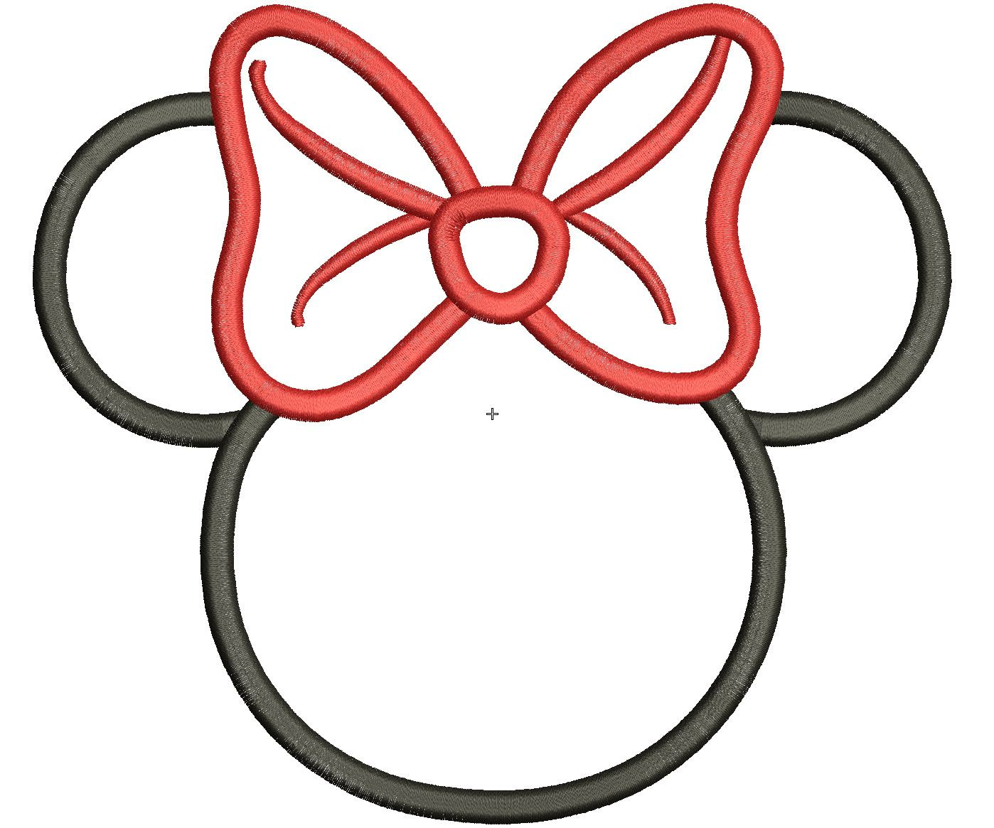 Minnie Mouse Outline Head