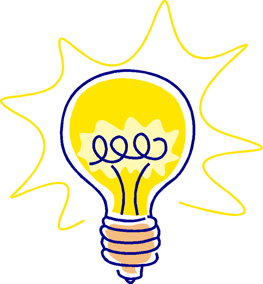 light bulb idea - Clip Art Library