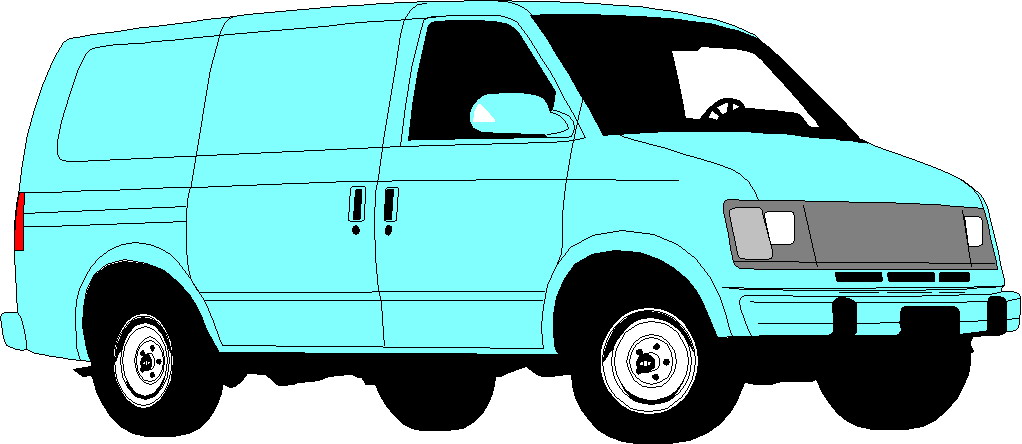 clip art 15 passenger van