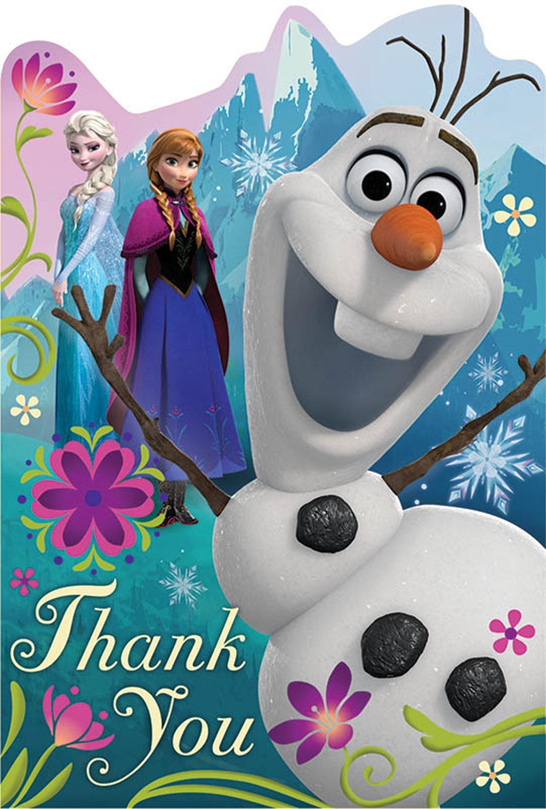 Disney Frozen Thank