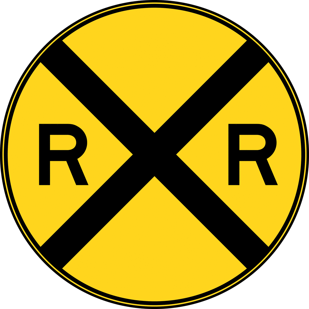 grade-crossing-advance-warning-sign-clip-art-library