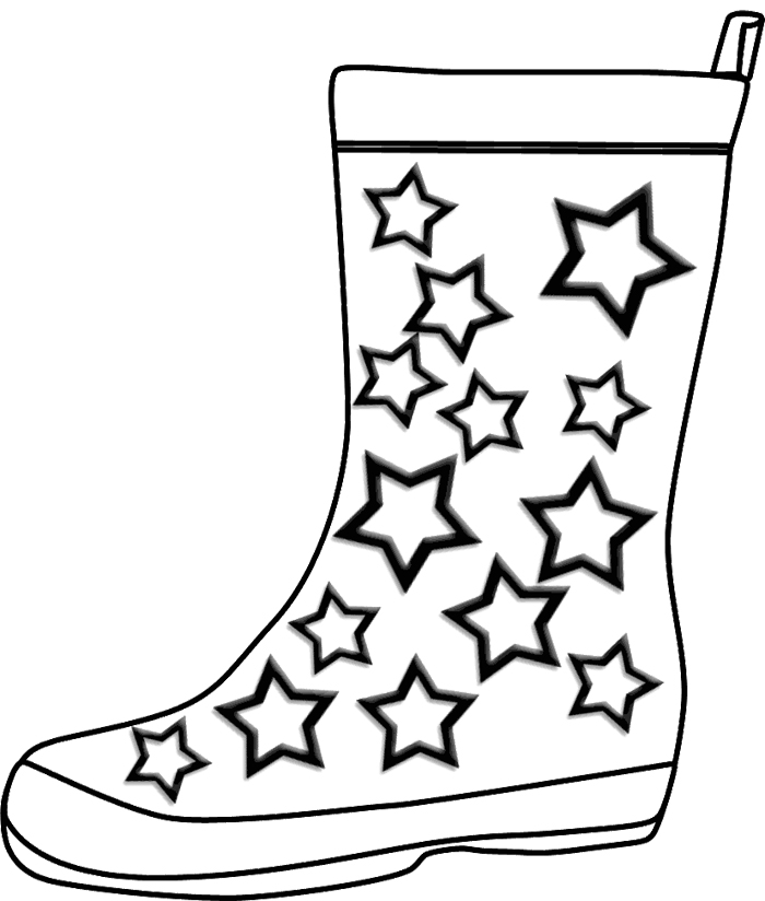 Cartoon Cowboy Boot