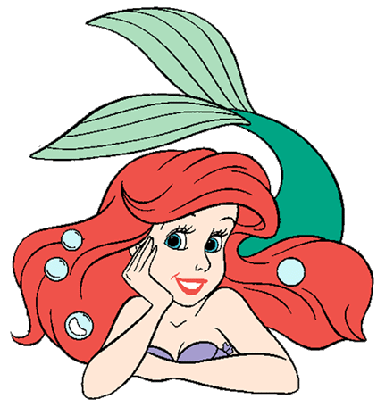 fish the little mermaid - Clip Art Library