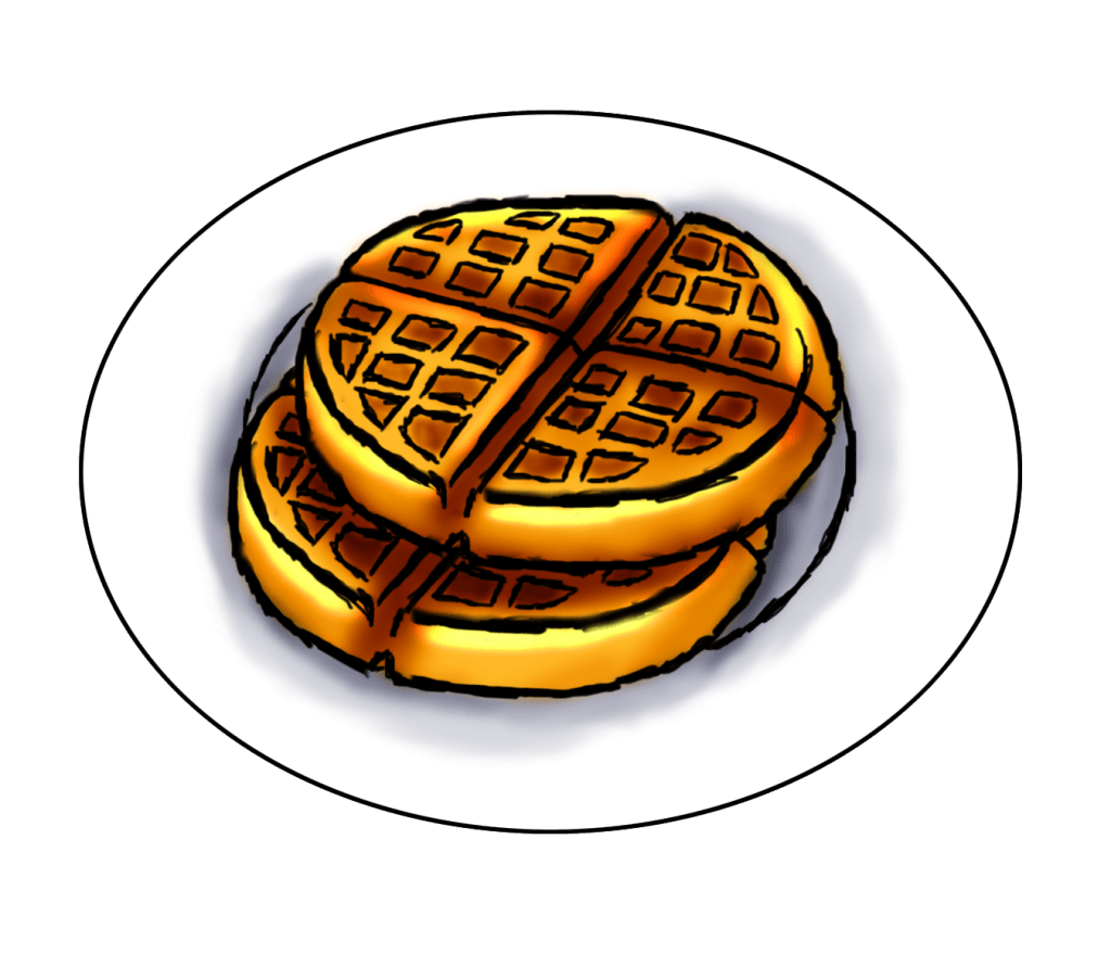 39+ Waffles Clipart