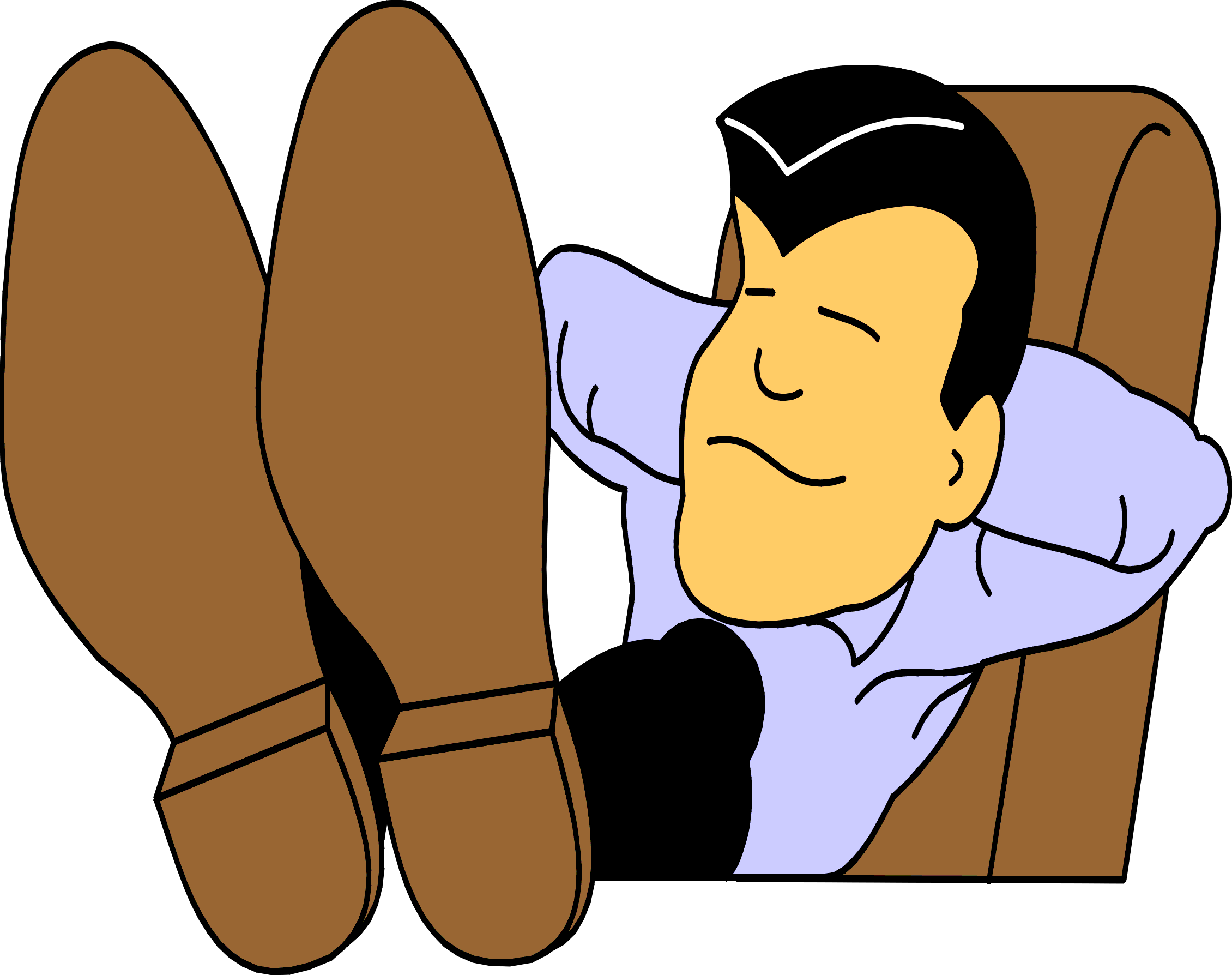 Clip Arts Related To : relaxing man clipart. 