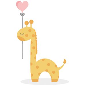 Free Baby Giraffe Svg Clip Art Library