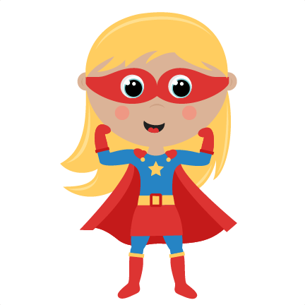 Super Hero Cartoon Girl Clip Art Library