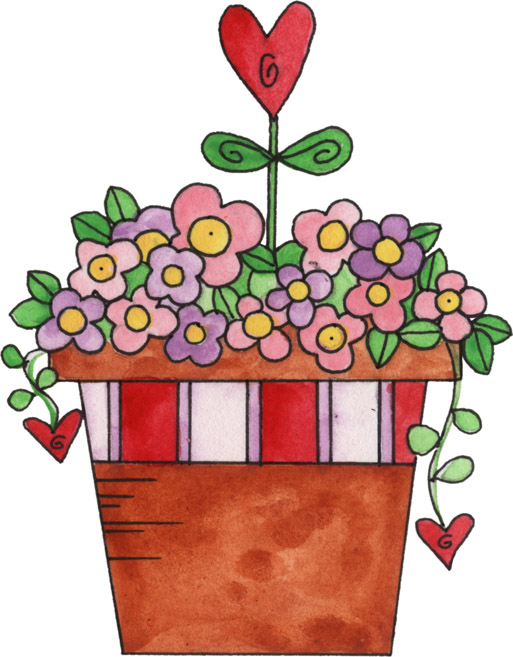 Valentine Flower Bouquet Clipart