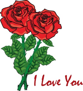 Valentine Roses Clipart