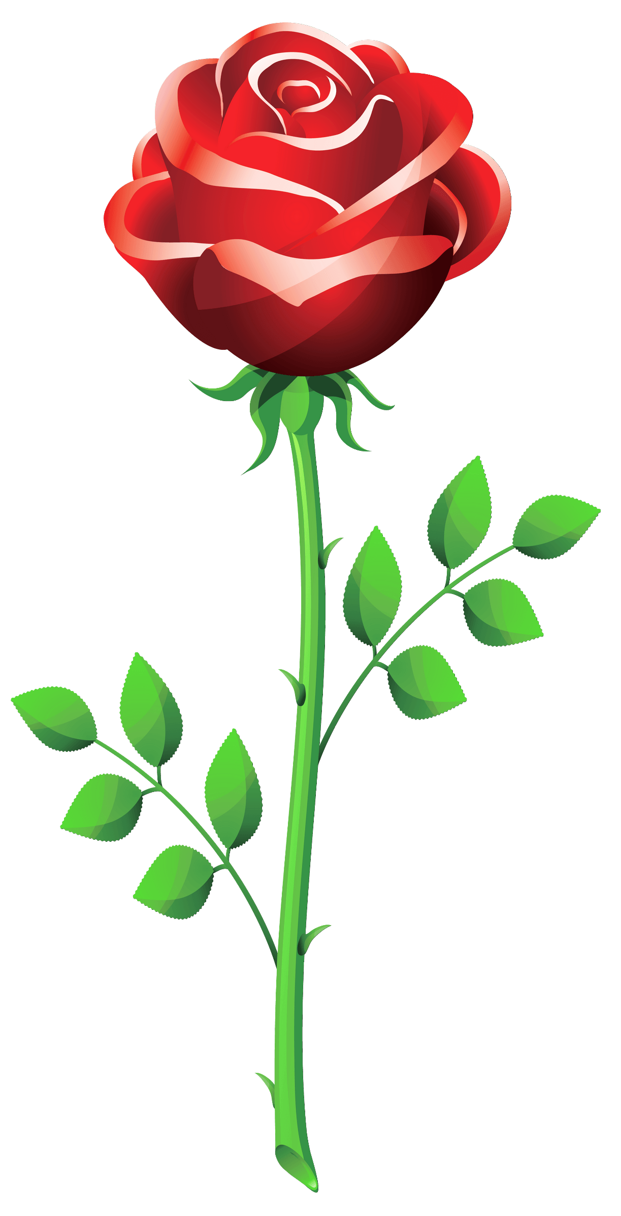 Red Valentine Roses Clip Art � Clipart Free Download