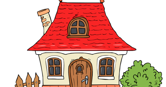 clipart of a cottage - Clip Art Library