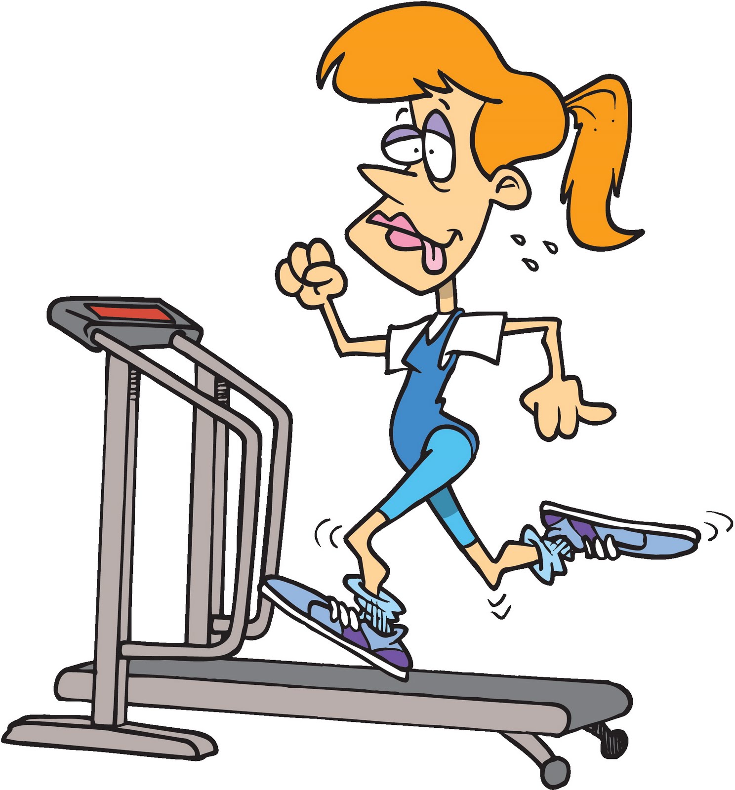 Fitness Training Cartoons