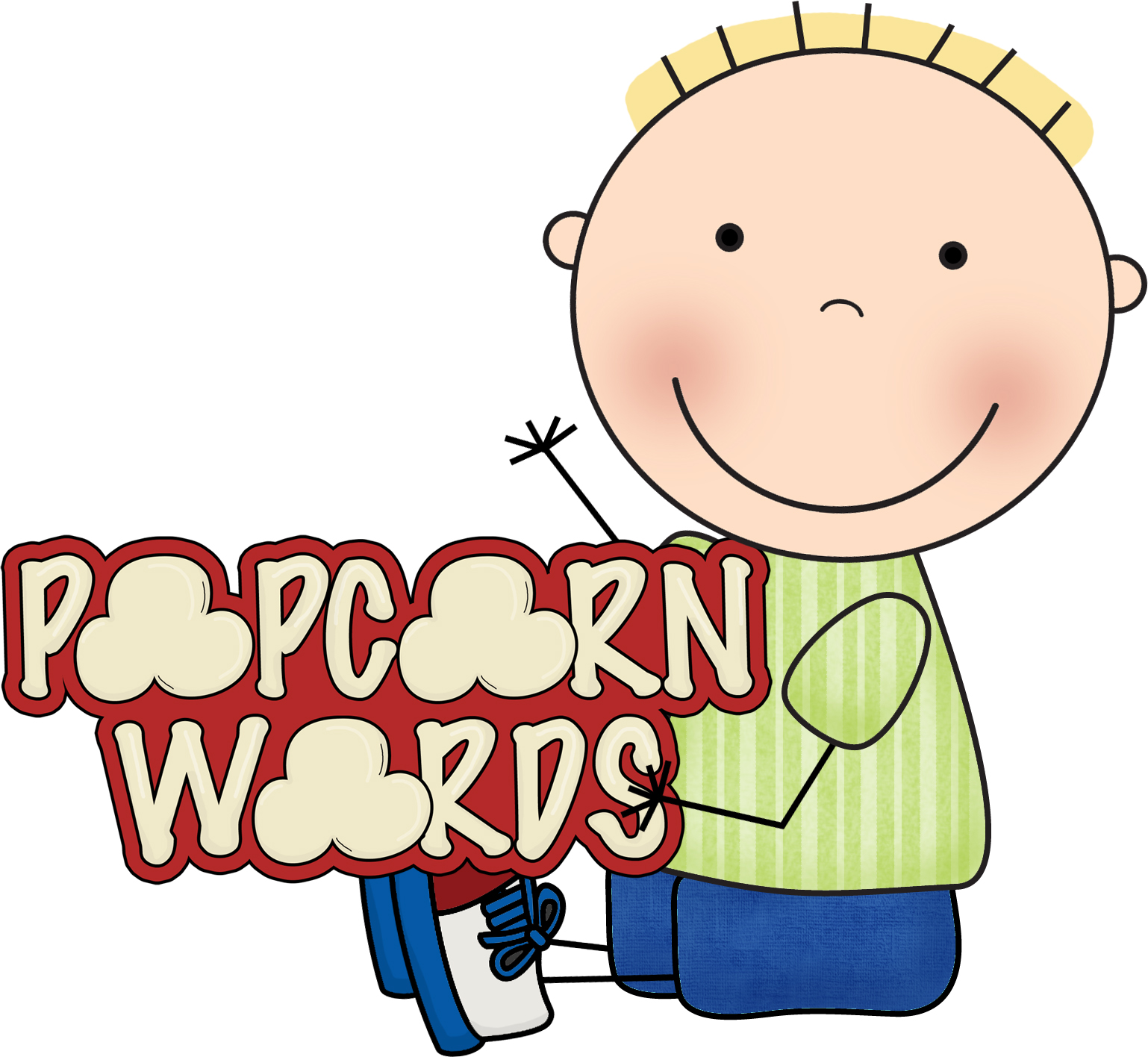 Popcorn Words Clip Art Library