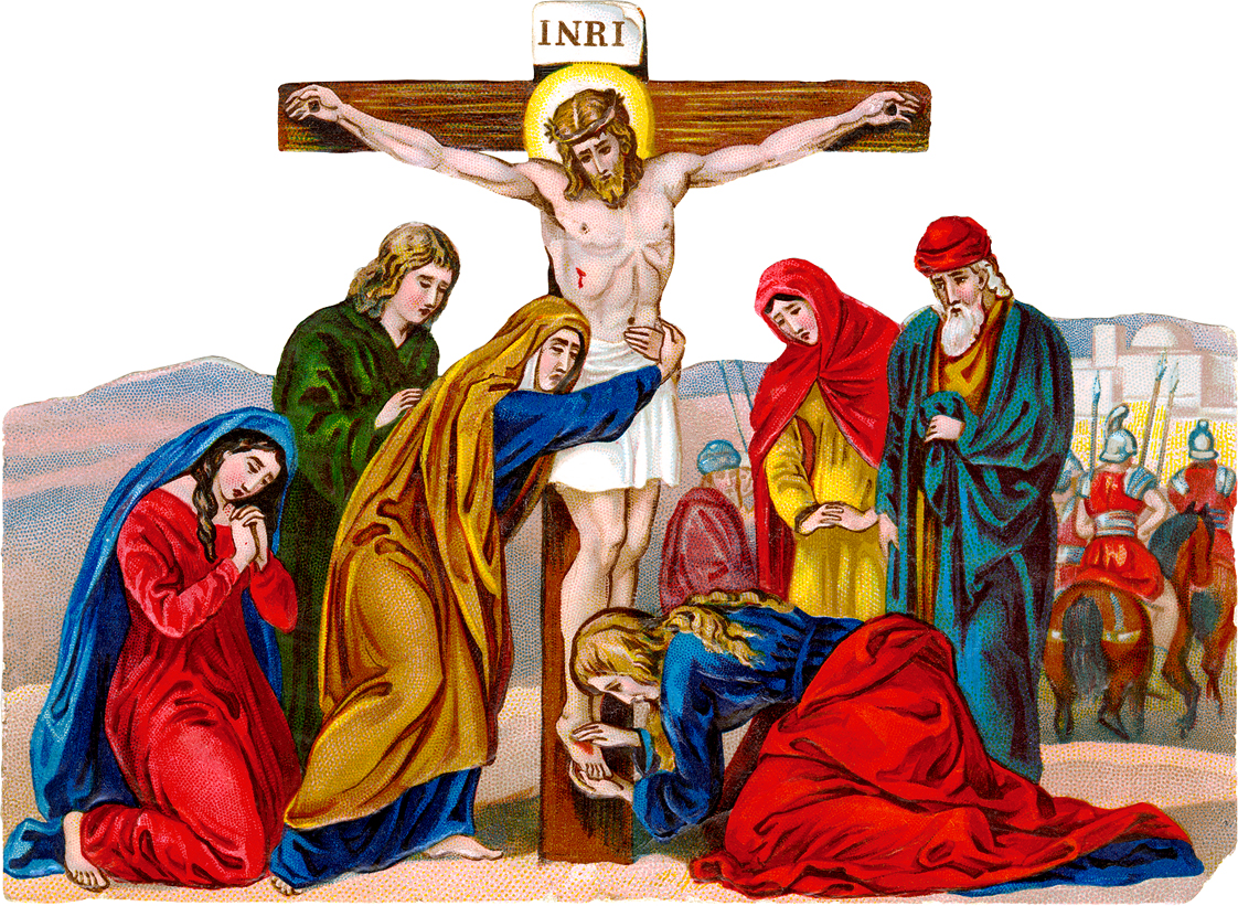 Free crucified jesus clipart