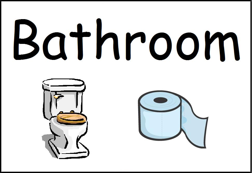 Free clipart toilet signs
