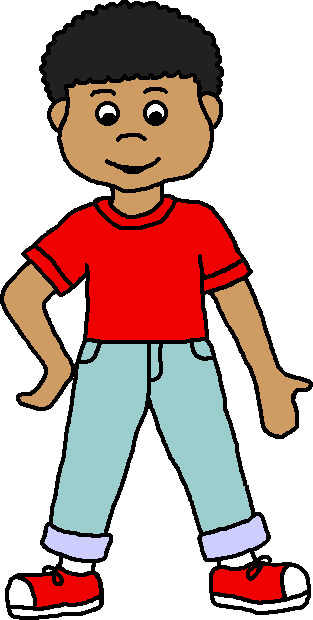 Male student clipart