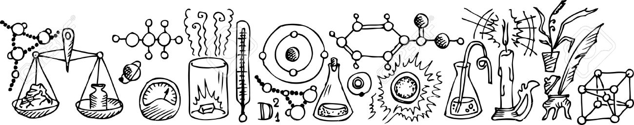 Science Lab Clipart Black And White