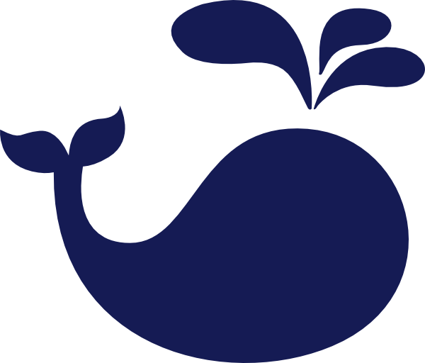 Whale clipart silhouette