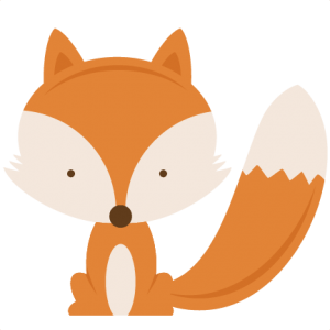 Woodland fox clipart