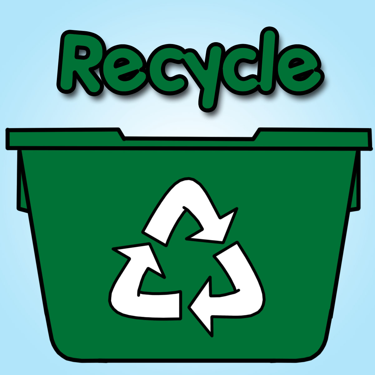 Recycle symbols clip art free 2