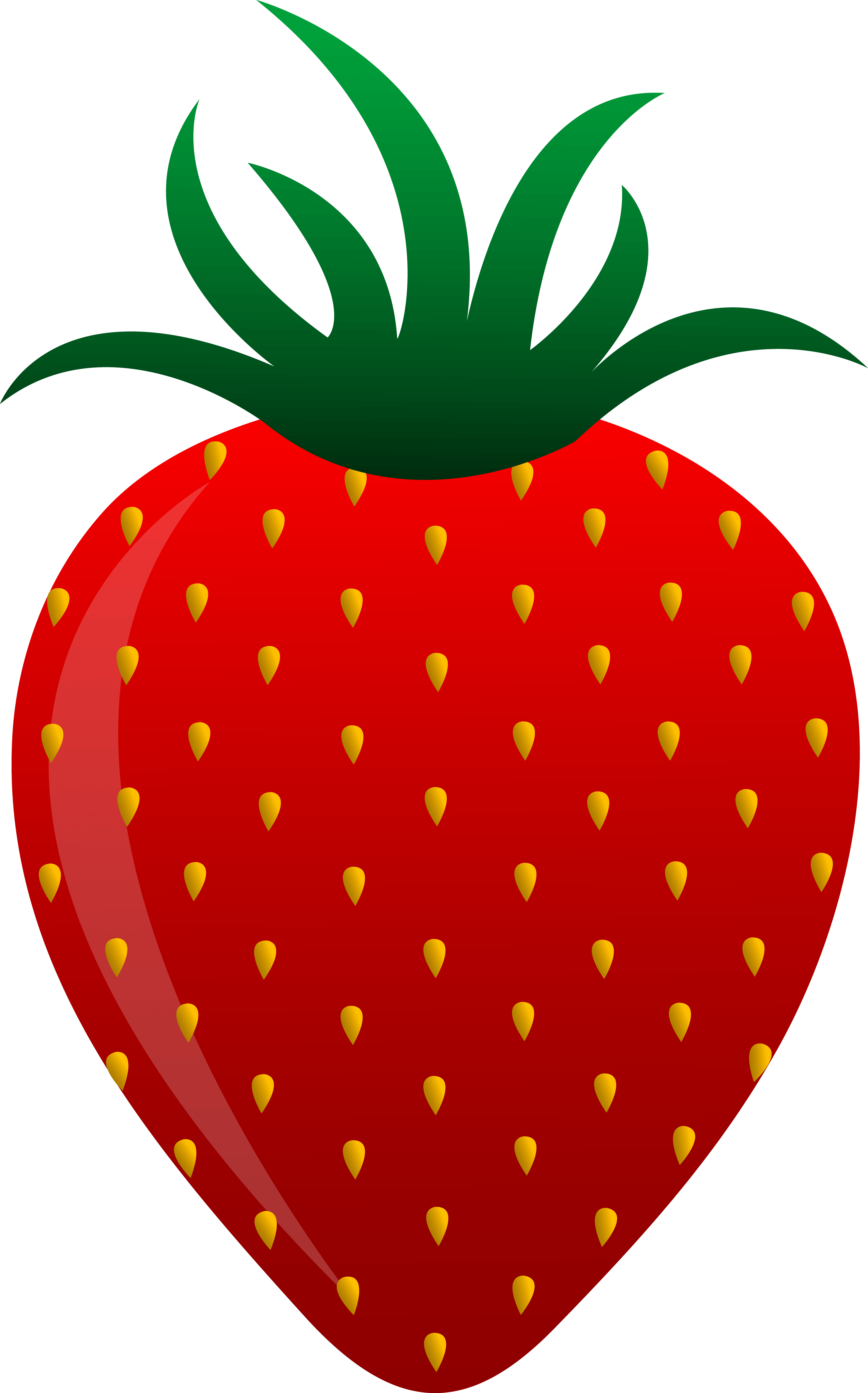 Vintage strawberry clipart vector art free