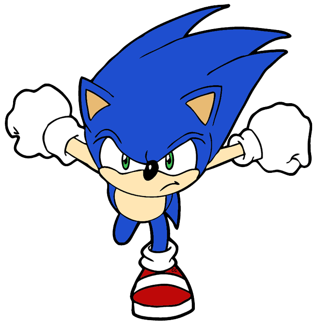 Sonic the Hedgehog Clip Art Image