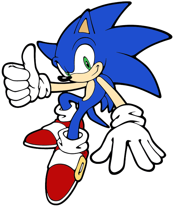 Sonic the Hedgehog Clip Art Image