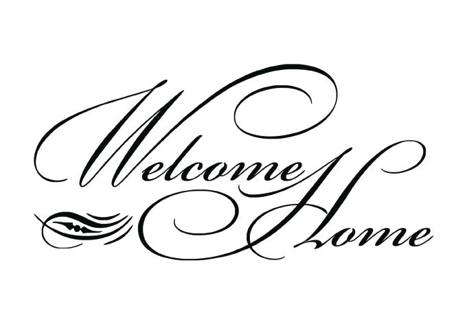 Welcome home clipart free