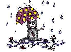 Free animated rain clipart